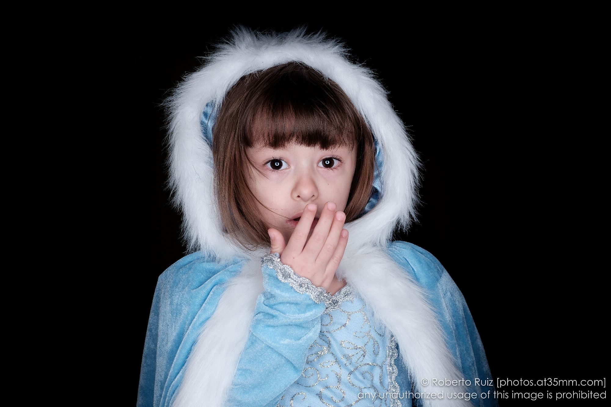 Vestida para carnaval 